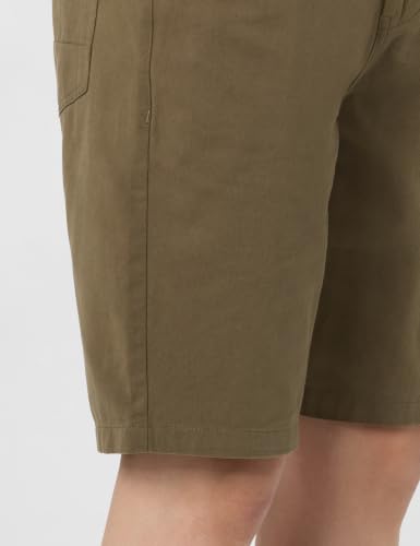 Image of The Indian Garage Co Men Slim Fit Solid Mid-Rise Chino Shorts