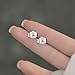 6 Pairs 925 Sterling Silver Earring Backs Replacement, Earring Backings for Stud, Earring Stoppers for Stud Earrings, Secure Earring Backs for Posts