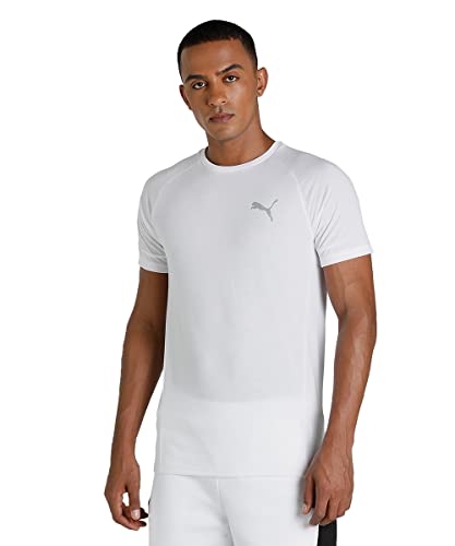 Image of Puma Men's Solid Regular Fit T-Shirt