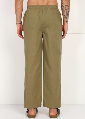 Image of Men's Cotton Linen Pajama