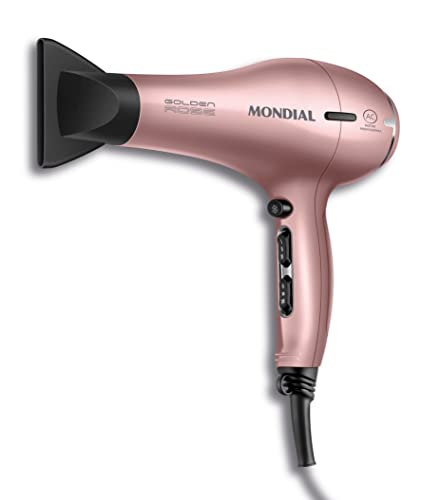 Secador de Cabelos Profissional, Mondial, Golden Rose, 2000W, 110V - SCP-01