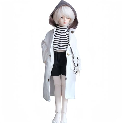 Bjd - Ropa de muñeca hecha a mano, camisa, pantalones cortos, ropa de abrigo y adorno adecuado para muñecas BJD de 1/3 1/4 1/6, muñeca SD regalos para niñas (G, 1/4)