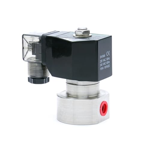 Électrovanne haute pression 220V CA 100 bar électrovanne inox