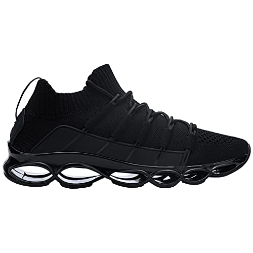 DYKHMATE Mens Steel Toe Shoes Lightweight Safety Toe Sneakers Fashion Comfortable Breathable Work Shoes Slip on Tennis… - Image 7