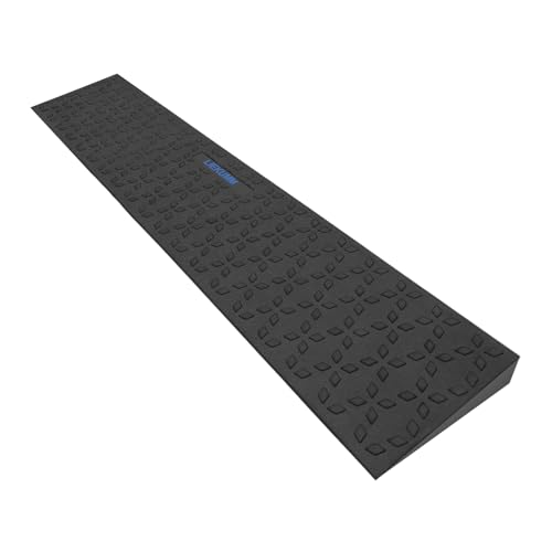 LIEKUMM Gummi Türschwellenrampe 3 cm Höhe, rutschfeste Rollstuhlrampe mit Polarstern-Muster, 650 kg Tragkraft Rollstuhlrampe für Türöffnungen, Stufen, Bordsteine, Scooter, Kinderwagen, Motorrad