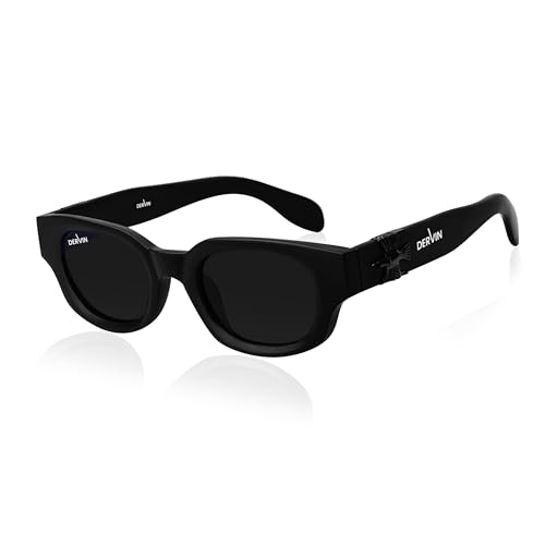 Image of Dervin UV Protection Polarized Rounded Rectangle Sunglasses for Men and Women