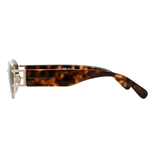 French Connection Women's Henrietta Oval Sunglasses, Gold, 53 mm3