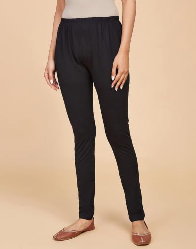 Image of Fabindia Womens Cotton Regular fit Churidar Pants