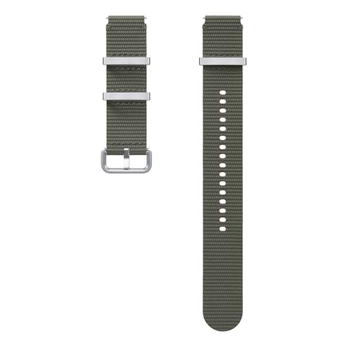 Image of SAMSUNG Galaxy Watch 7, 6, 5, 4 Series Athleisure Band, Nylon, Smartwatch Replacement Strap for Men and Women, One Click Attachment, Medium /Large, ET-SOL31LKEGUJ, Green