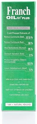 - Franch Oil NH* Plus | Multipurpose Healing Oil - Stretch Marks, Small Burns, Scars, Aches & Pains - 100 ML (Pack of 2)