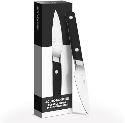 Misen 3.5‑Inch Paring Knife 2.0 - AICHI ACUTO440 High‑Carbon Stai...