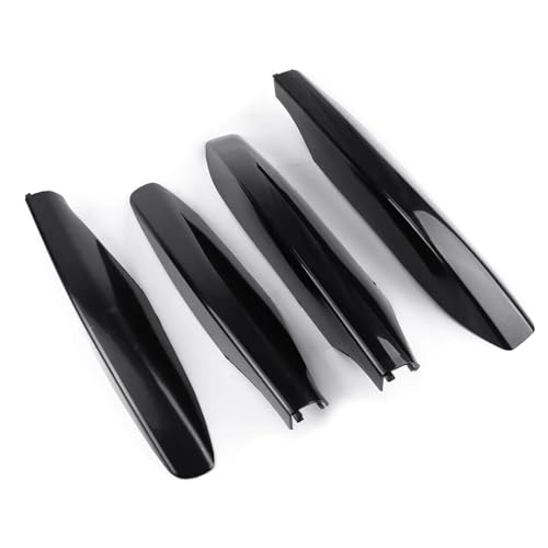 Barras Techo Coche 4 Piezas para Toyota para Land para Cruiser para Prado LC120 FJ120 2003-2009, Cubierta Protectora para Riel De Techo Portaequipajes Coche Techo(Black)