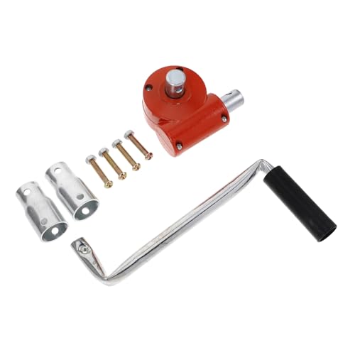 Happyyami ハンドクランクローラー ハンドクランクハンドルキット フィルム巻き上げユニット 手回しウインチ フィルム巻き取り装置 手回し温室用フィルムローラー アルミニウム合金