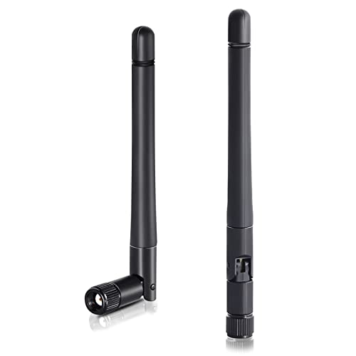 Bingfu WiFi-antenne RP-SMA WiFi antenne 2.4 GHz 5.8 GHz 3dBi MIMO RP-SMA mannelijke antenne (2-pack) voor WiFi-router… - Afbeelding 6
