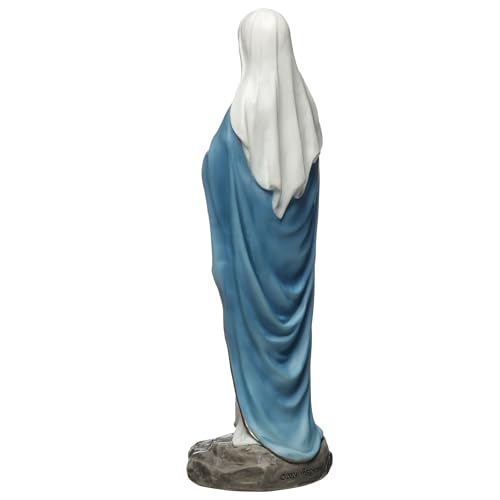 Estatua Virgen Nuestra Señora de Lourdes 15.5 cm miniatura 4