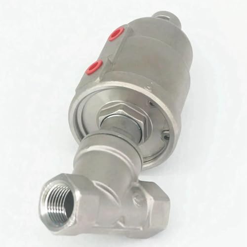 Vanne à siège incliné 1/2" en acier inoxydable 304 durable - 6