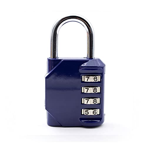 Candado portátil para maleta de viaje, candado de combinación de aleación de zinc sin llave con código de 4 esferas para seguridad de equipaje, esencial para viajes al aire libre