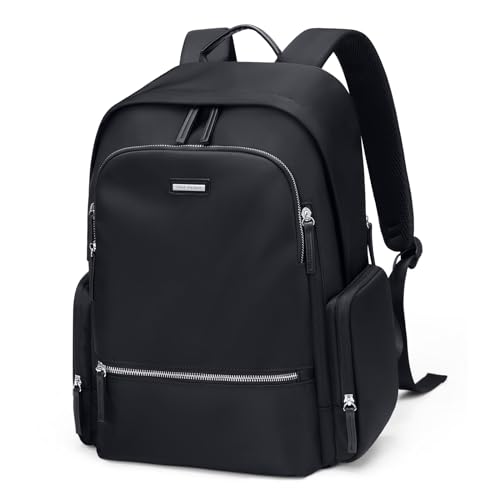 GOLF QUALITY Mochila Mujer Portatil 15.6 Pulgadas,Mochilas Hombre Mochilas Escolar Mujer Mochila para Portátil Mochila Ordenador Mujer Bolsa de Escuela, Mochila Antirrobo Impermeable,Negro