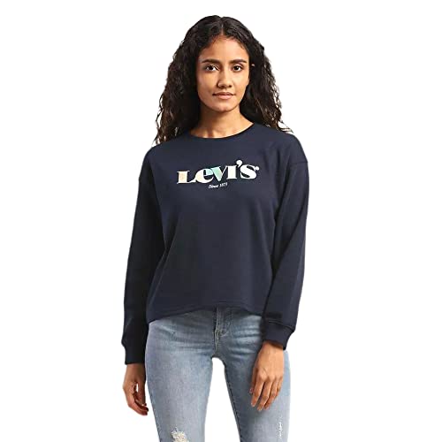 Image of Levi's Women's Cotton Hooded Neck Sweatshirt
