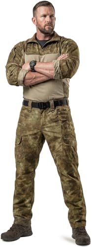 Image of CQR Men's Tactical Combat Shirt, 1 /4 Zip Long Sleeve Breathable Military BDU Training Top for Shooting, Hunting, Range Use