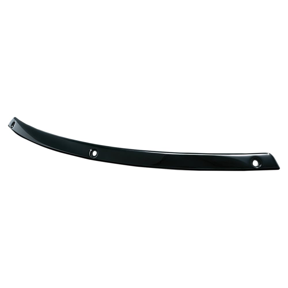 Kuryakyn 1318 Motorcycle Accessory: Smooth Windshield Trim for 1996-2013 Harley-Davidson Motorcycles, Gloss Black
