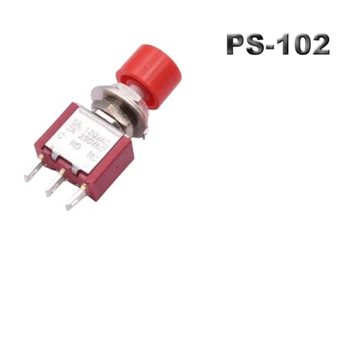 Interruptor SPDT PS-102 de construcción robusta y contactos de precisión 7