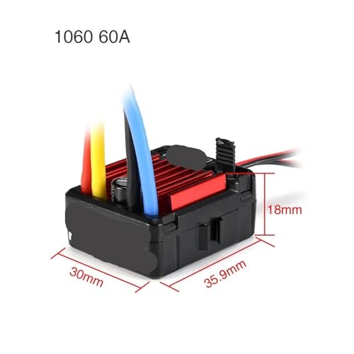 Régulateur de vitesse 1060 60A variateur esc voiture télécommandée buggy truck - 3