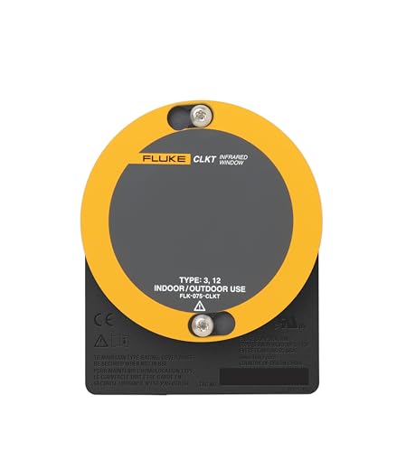 Image of Fluke FLK-075-CLKT C-Range IR Window with Kwik Twist Cover, 3 inch Diameter, 0.08 inch Thick, For Outdoor and Indoor Applications