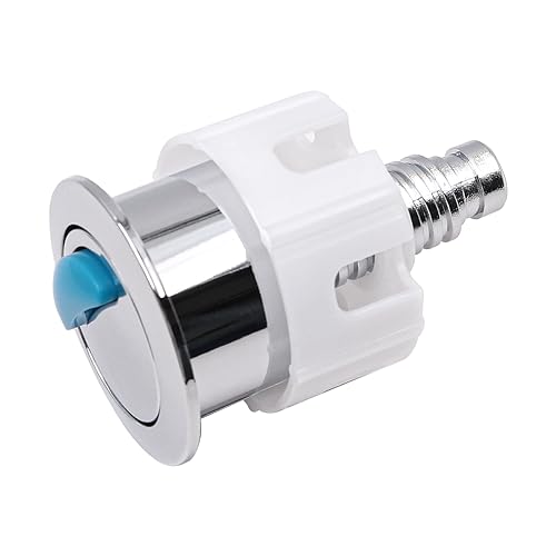 POFET Toilet Push Button Flush Replacement Round Double Drain Button Compatible with Ideal Standard Cistern - Image 3
