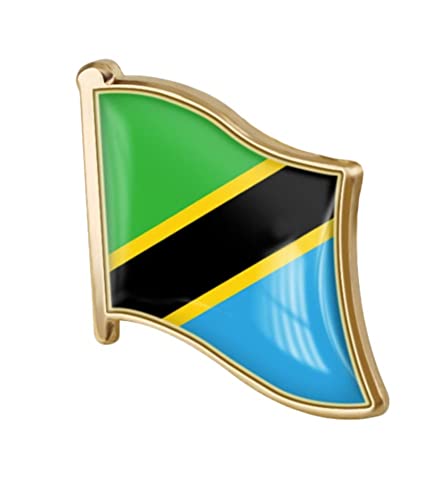 Image of vmcoatdu Country Flag Pin Badge International Travel Brooch Metal Alloy Souvenir Pin for Hat Clothes Backpack
