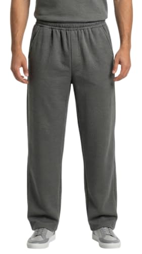 Image of DA BLUE Premium Textured Baggy Jogger for Men | Relaxed Fit Casual Track Pants | Soft Stretch Lounge Wear Bottom