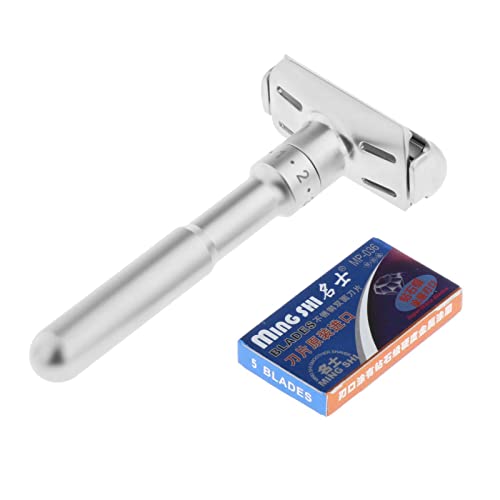 Image of MeadawgsAdjustable Safety Razor Zinc Alloy Classic with 5 Blades for File Hair|Health & Beauty | Shaving & Hair Removal | Razors & Razor Blades |5 Piece Blades