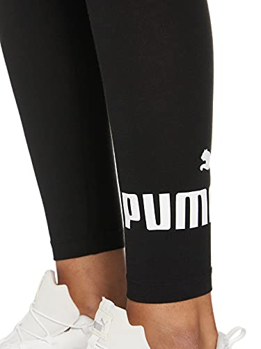PUMA-Womens-Essentials-Logo-Leggings-Large-Black