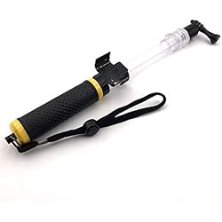 Palo Selfie Sk8 Cam SK8 CAM - Mango Extensor Flotante para cámara de acción, Color Negro