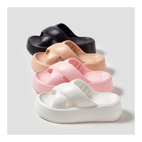 Sandals, Women's Summer Thick Sole Slippers - Soft Indoor/Outdoor Slides Shower Shoes4