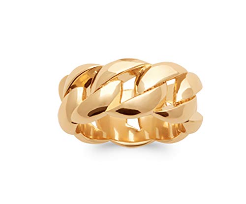 Bague en plaqué or 18 carats Tata Gisèle idée cadeau femme avec sachet velours