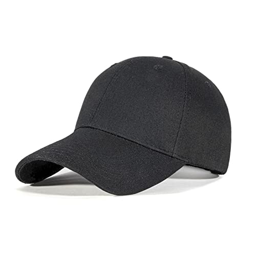 FASECKS Gorra deportiva de béisbol para hombre para entrenamiento y actividades al aire libre Trucker Hat, Negro , Talla única Cover