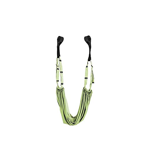 Cinghie Yoga 1 pz. Corda da trazione Cinghia Yoga Aerea Amaca Porta oscillante Flessibilità Stretching Gamba Fascia per barella per Ba (Verde)