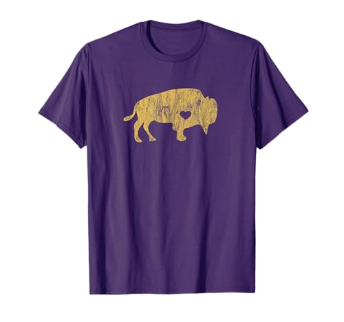 I Love Buffaloes Golden Buffalo Bison Lover Gift Ideas T-Shirt