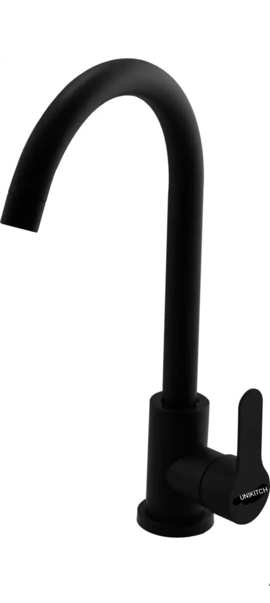 Stainless Steel Matte Black Kitchen Faucet,Kitchen Tap Single Lever Kitchen Faucet with Dual Function Kitchen Water Tap Hot & Cold with 360 Rotation Basin Mixer (with 2 Pc Connecting Hoses) (B0BMGTS3HW) Amazon Price History, Amazon Price Tracker