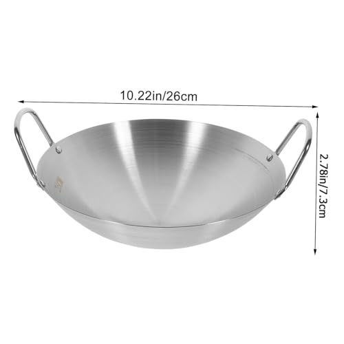 Wok redondo de acero inoxidable Cabilock 26 cm miniatura 7
