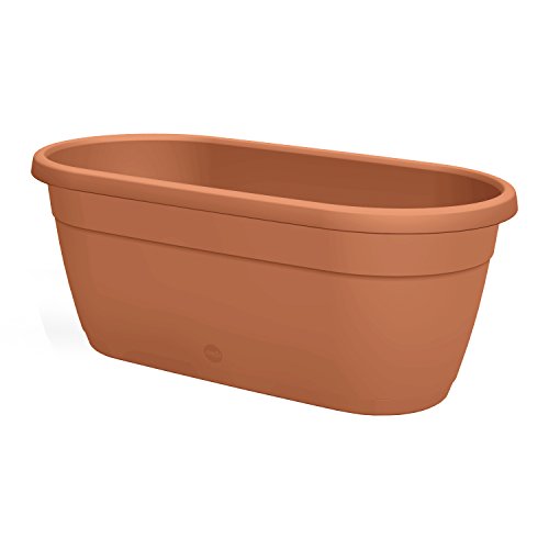 Emsa Jardineras de interior y exterior, terracota, 400 x 200 x 160