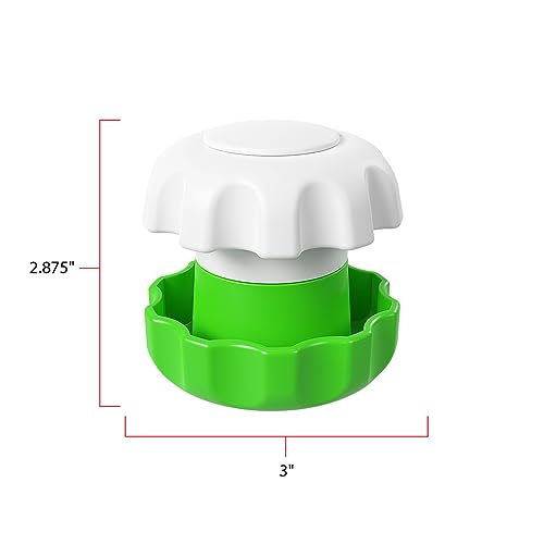 Image of Ezy Dose Pill Crusher & Tablet Grinder, Storage Compartment, Large, Green | Pill, Vitamins, Tablets, Crusher for Pets, Elderly, Crushes Medications into Fine Powder, Easy-to-Use Design, BPA Free