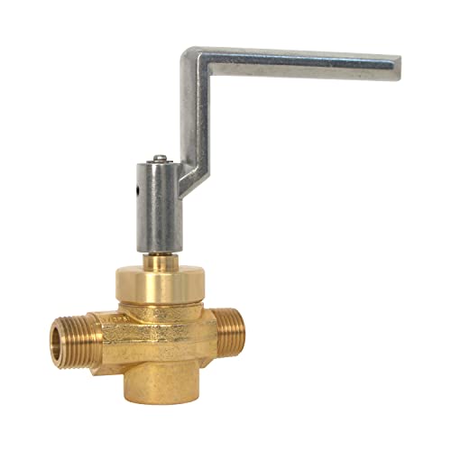 Endurance Pro Wr-Gv Wok Gas Valve With Handle For Commercial Wok Range, Csa Approved, 1/2" Npt X 1/2" Npt 1/2 Psi, For Jade 4418600000, Imperial 16201620 #TOP25