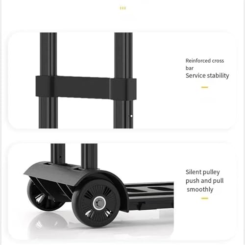 Carretilla plegable portátil para uso doméstico y de oficina miniatura 6