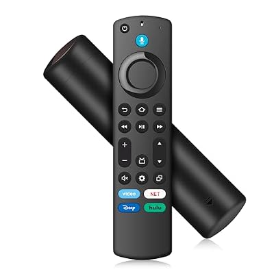 Voice Remote Replacement Fit for Fire Smart TV Stick(HD/Lite/2nd/3rd Gen/4K/4K Max), for Insignia/Toshiba/Pioneer/Omni QLED Series Fire Smart TVs with Voice Controller