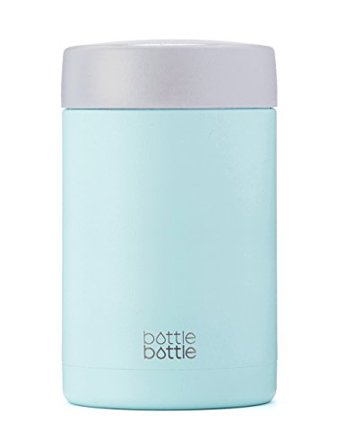 BOTTLE BOTTLE Fiambrera térmica para Bebe Niños y Adultos, Termo para Bebida Sopa (500ml, azul)