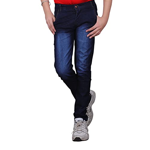Coolberry Blue Color Slim fit Jeans for Kids