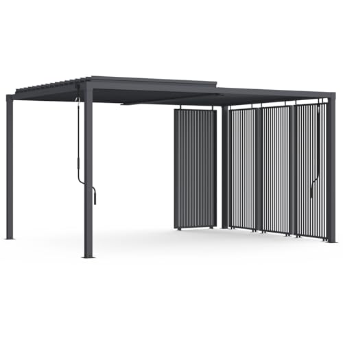 IDMarket - Pergola bioclimatique Lames orientables...