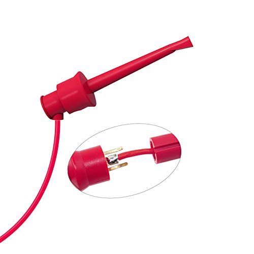 Goupchn Silicone Test Leads 5Pcs Test Hook To Test Hook Test Cables Wires Dual Ic Test Hooks Clips For Electronic Testing #TOP2